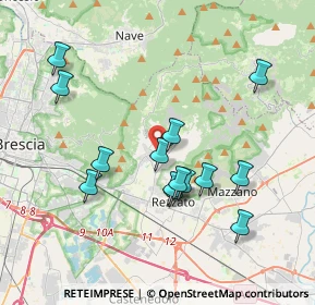 Mappa 25082 Botticino BS, Italia (3.61429)