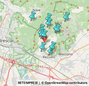 Mappa 25082 Botticino BS, Italia (2.40846)