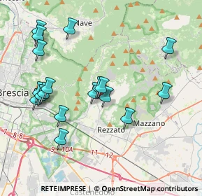 Mappa 25082 Botticino BS, Italia (4.03889)
