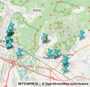 Mappa 25082 Botticino BS, Italia (5.423)