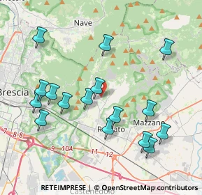 Mappa 25082 Botticino BS, Italia (4.18)