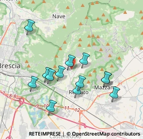 Mappa 25082 Botticino BS, Italia (3.52231)