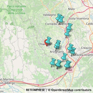 Mappa Via Cima Carega, 36072 Chiampo VI, Italia (7.95133)