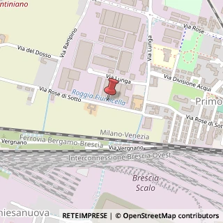 Mappa Via Rose di Sotto, 36, 25126 Brescia, Brescia (Lombardia)