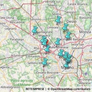 Mappa Viale delle Industrie, 20020 Arese MI, Italia (6.86929)