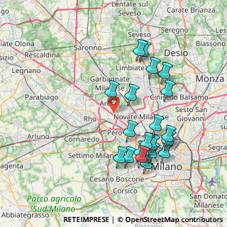 Mappa Viale delle Industrie, 20020 Arese MI, Italia (7.8265)