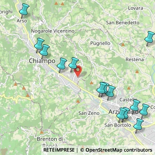 Mappa Via Puccini, 36072 Chiampo VI, Italia (2.83929)