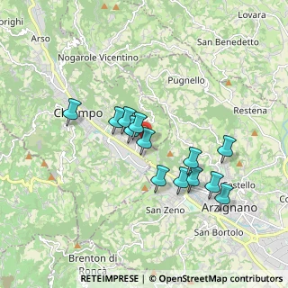 Mappa Via Verdi Giuseppe, 36072 Chiampo VI, Italia (1.54846)
