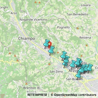 Mappa Via Puccini, 36072 Chiampo VI, Italia (2.62714)