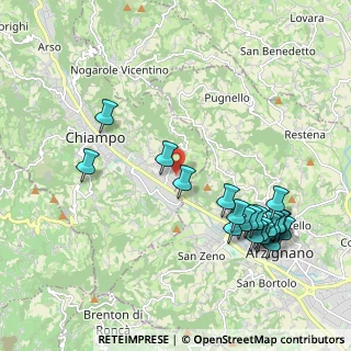 Mappa Via Puccini, 36072 Chiampo VI, Italia (2.304)