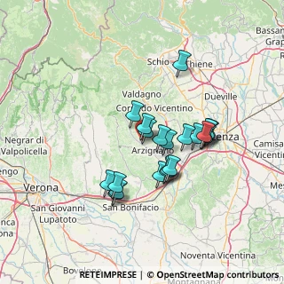 Mappa Via Verdi Giuseppe, 36072 Chiampo VI, Italia (11.363)