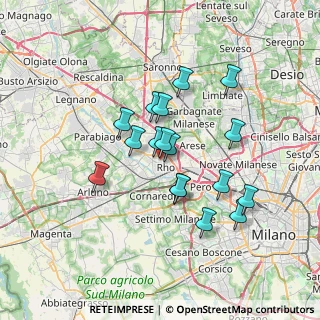 Mappa Via Generale Enrico Caviglia, 20017 Rho MI, Italia (5.80706)