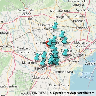 Mappa Piazza Papa Giovanni XXIII, 35010 Borgoricco PD, Italia (10.776)