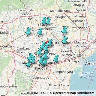 Mappa Piazza Papa Giovanni XXIII, 35010 Borgoricco PD, Italia (12.40444)