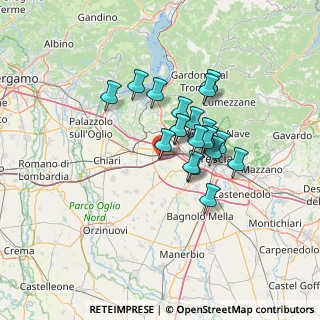 Mappa Via Mulini, 25039 Travagliato BS, Italia (9.9295)