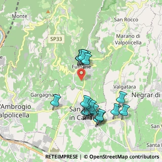 Mappa Via Campolongo, 37022 Fumane VR, Italia (1.8015)