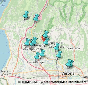 Mappa Via Campolongo, 37022 Fumane VR, Italia (7.045)