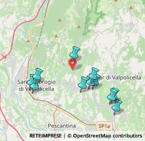 Mappa Via Campolongo, 37022 Fumane VR, Italia (3.91545)