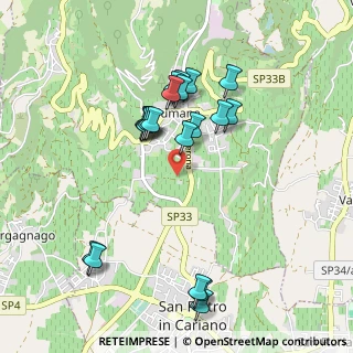 Mappa Via Campolongo, 37022 Fumane VR, Italia (0.933)