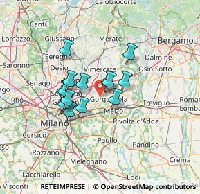 Mappa Via Angelo, 20060 Bussero MI, Italia (9.56786)