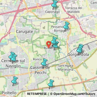 Mappa Via Angelo, 20060 Bussero MI, Italia (2.61818)
