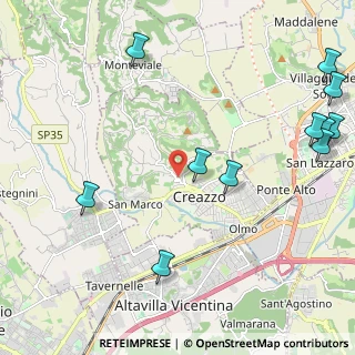 Mappa Via IV Novembre, 36051 Creazzo VI, Italia (2.86909)