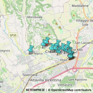 Mappa Via IV Novembre, 36051 Creazzo VI, Italia (1.544)
