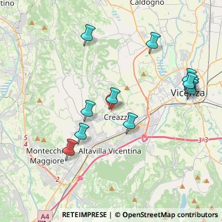 Mappa Via IV Novembre, 36051 Creazzo VI, Italia (4.35273)