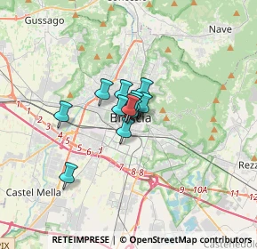 Mappa Via Antonio Gramsci, 25122 Brescia BS, Italia (1.48333)