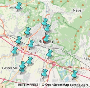 Mappa Via Antonio Gramsci, 25122 Brescia BS, Italia (4.50643)