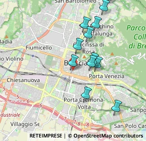 Mappa Via Antonio Gramsci, 25122 Brescia BS, Italia (1.855)