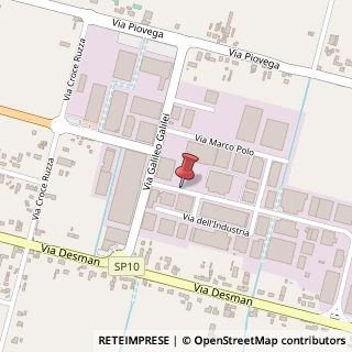 Mappa Via dell'Industria, 25, 35010 Borgoricco, Padova (Veneto)