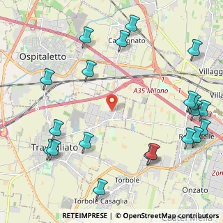 Mappa Via del Rame, 25039 Travagliato BS, Italia (2.877)