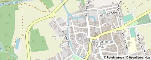 Mappa Carpignano Sesia