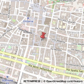 Mappa Via Felice Cavallotti, 3, 25121 Brescia, Brescia (Lombardia)