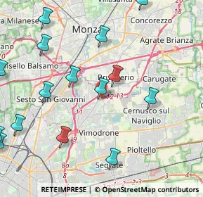 Mappa Via Pasubio, 20093 Cologno Monzese MI, Italia (6.122)