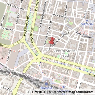 Mappa Corso Martiri della Libertà, 58, 25121 Brescia, Brescia (Lombardia)