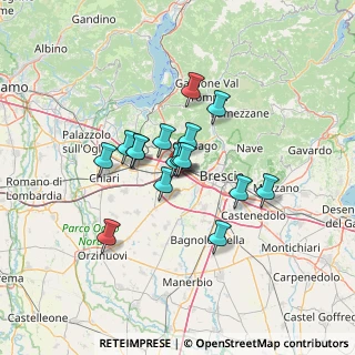 Mappa Via dei Metalli, 25039 Travagliato BS, Italia (9.61438)