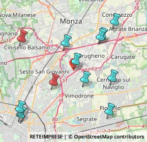 Mappa Via Silvio Pellico, 20093 Cologno Monzese MI, Italia (4.45667)
