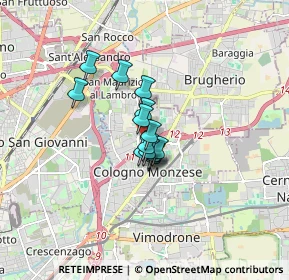 Mappa Via Silvio Pellico, 20093 Cologno Monzese MI, Italia (0.92214)