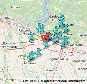 Mappa SP Concesio-Ospitaletto-Capriano KM 16 480, 25046 Cazzago San Martino BS (10.7845)