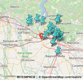 Mappa SP Concesio-Ospitaletto-Capriano KM 16 480, 25046 Cazzago San Martino BS (10.912)