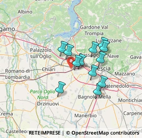 Mappa SP Concesio-Ospitaletto-Capriano KM 16 480, 25046 Cazzago San Martino BS (10.34167)