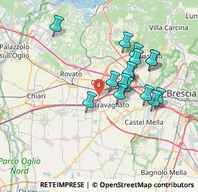 Mappa SP Concesio-Ospitaletto-Capriano KM 16 480, 25046 Cazzago San Martino BS (6.21563)