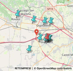 Mappa SP Concesio-Ospitaletto-Capriano KM 16 480, 25046 Cazzago San Martino BS (2.9625)