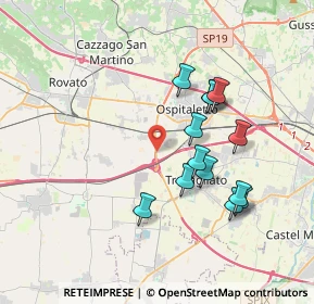 Mappa SP Concesio-Ospitaletto-Capriano KM 16 480, 25046 Cazzago San Martino BS (3.39692)