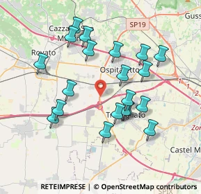 Mappa SP Concesio-Ospitaletto-Capriano KM 16 480, 25046 Cazzago San Martino BS (3.556)