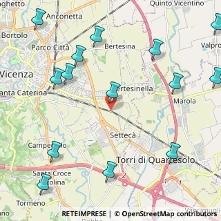 Mappa Strada Paradiso, 36100 Vicenza VI, Italia (2.91643)