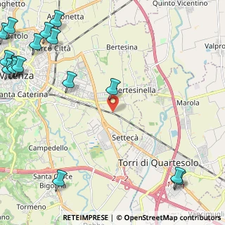 Mappa Strada Paradiso, 36100 Vicenza VI, Italia (3.70118)