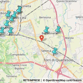 Mappa Strada Paradiso, 36100 Vicenza VI, Italia (3.19)
